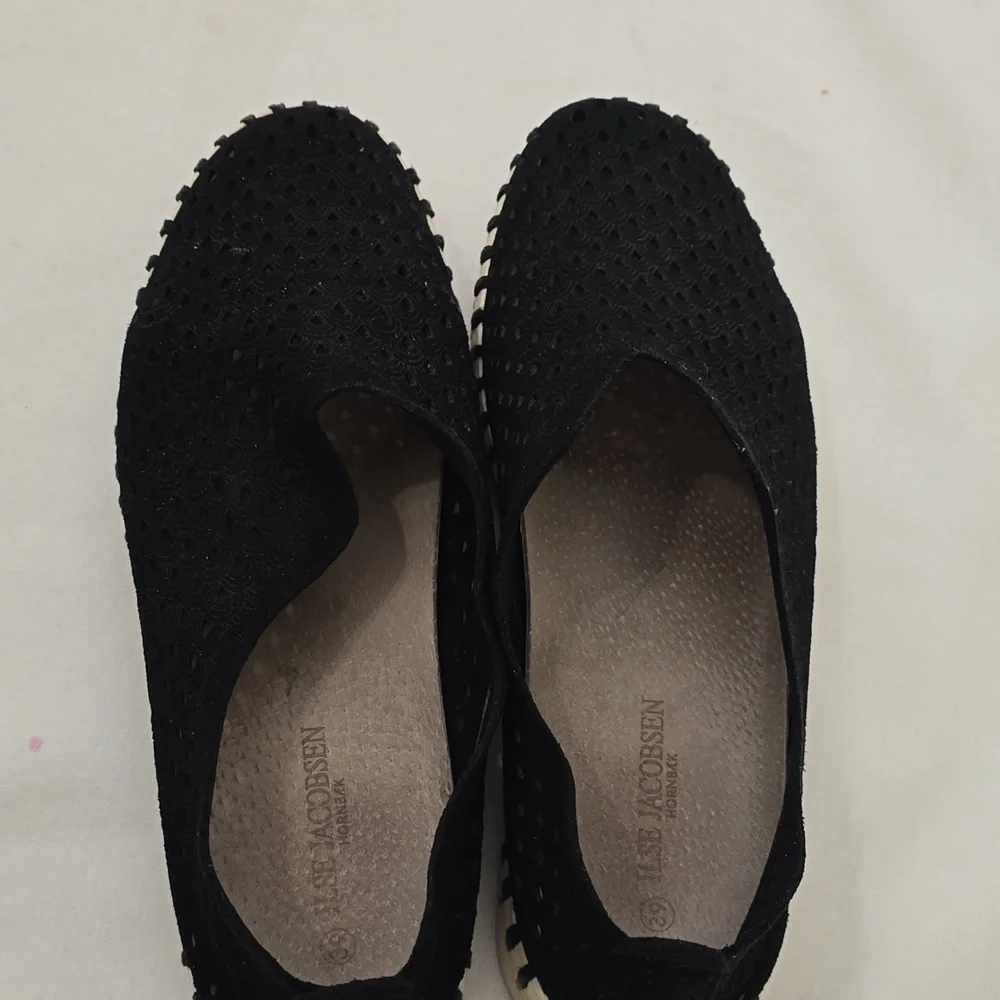 Ilse Jacobsen‎ Black Espadrilles 39